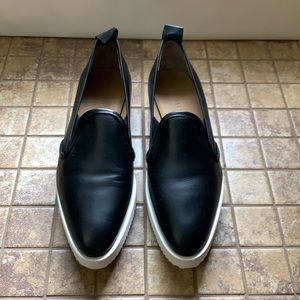 NWT Everlane The Leather Street Shoe Black Size 8